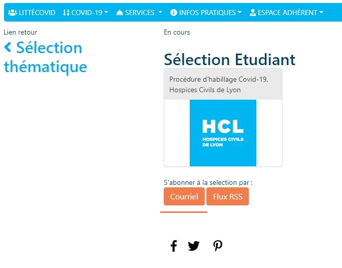 Sélection thématique